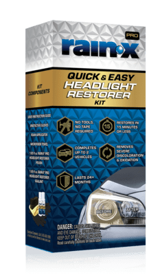 Rain-X® Pro Quick & Easy Headlight Restorer Kit